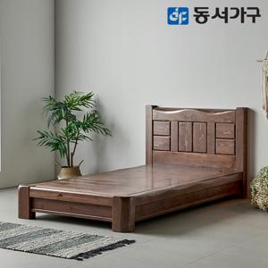 동서가구 A프리미엄 소나무 통원목 짜맞춤 SS 편백침대 프레임 DF642456