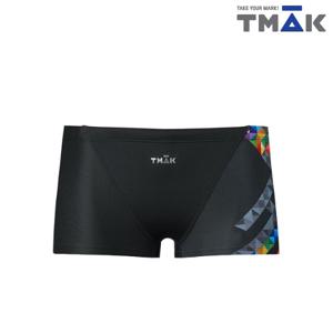 [티막]숏사각 남자 실내수영복 QXT0432BK