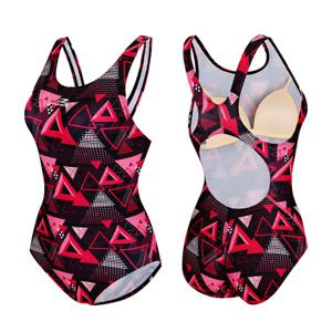 [프로테크]여성 원피스 실내수영복 QXF0102