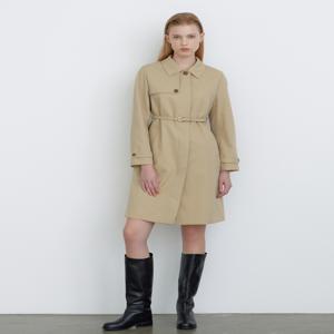 닥스 여성 [[24FW]] DLCO4D801I2 [가격인하][울100%] 베이지 탈착 벨트 롱 트렌치 코트