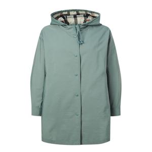 닥스 여성 [[25SS]] DLJU5B203T1 [야상][2WAY]블루 트윌 조직 탈착 후드 베스트 & 체크 배색 하프