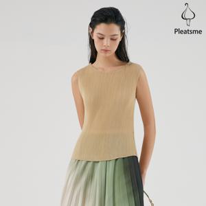 [최초가 79000원] 아트플리츠 민소매 블라우스(단품)_HPBLM124H06