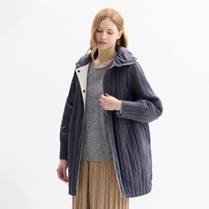 [최초가 309000원] 리버시블 빅 카라 퀼팅 자켓_PPJKW025007