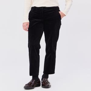 헤지스 여성 [[24FW]] WSPA4D902BK [반값[스테디셀러][코듀로이][슬림핏] 블랙 면혼방 팬츠