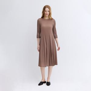 [최초가 118000원] 어반 7부 슬리브 플리츠 원피스_EPOPS026002