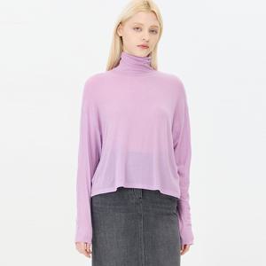 [본사] 울 포에버 저지 하이넥 티셔츠_SATS14441VO