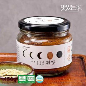 순창문옥례식품 우리콩 재래식 된장 450g 유리용기