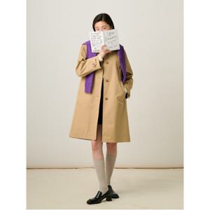 [25SS]코튼 롱 맥 코트  베이지 (BF523TC01A)