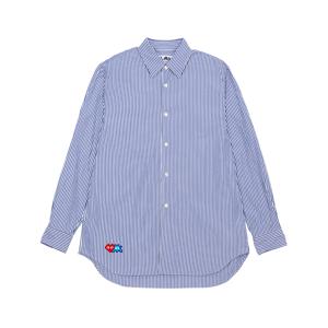 X 인베이더 더블와펜 스트라이프 남성 셔츠 AZ B026 051 1