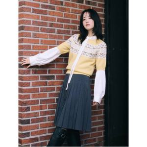 플리츠스커트  애쉬 (BF5927C514)