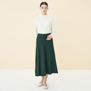[최초가 118000원] 플리츠 A라인 니트 밴딩 스커트(3colors)_YH02WRPSK40