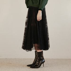 [최초가 98000원] 레이스 아트 플레어 스커트_YK08WRPSK01