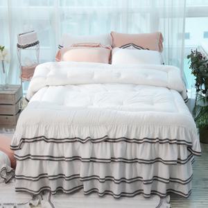 류금숙 투라인 실키케어 향균프릴 차렵이불 4단 풀세트