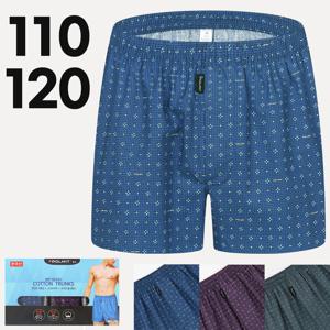 국내생산 남자트렁크팬티 110 120 순면 인밴드 사각 3매입 세트