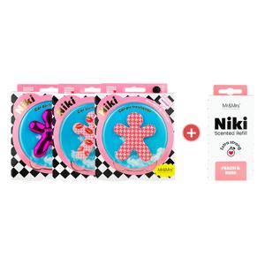 차량용방향제 본품3개 + 리필1개 세트