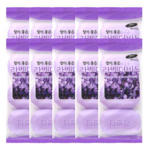 10개 향이 좋은 라벤더비누 90g 3개입 /업소용 단단한 알뜰비누