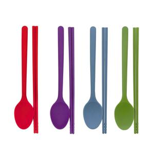 부드러운 실리콘 위생 수저젓가락 성인용저분세트 젓가락 숟가락 숫가락 멀티 저분