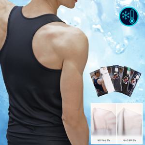 아스킨 레이서백 남자 런닝 쿨 인견 나시 민소매 메리야스 런닝셔츠 여름 기능성런닝