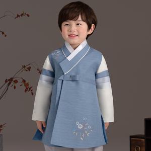 QT915-푸른지우 남아한복 아동한복