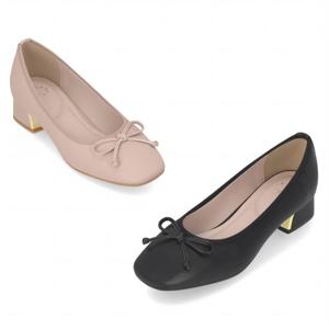 [정상가 139000원]  인텐스 여성 리본 플랫슈즈 3cm LCWD85I513