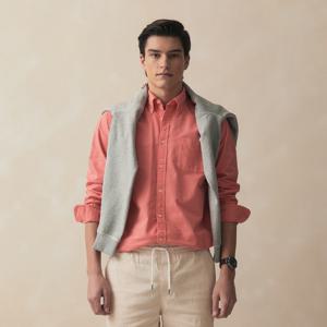 [정상가 179000원] 프라이데이 옥스포드 가먼트다잉 셔츠 (핑크) (BBTHMM7854CFS)