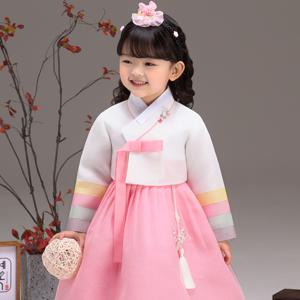 QT811-색동민아 여아 아동한복
