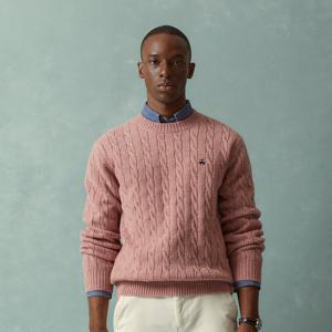 [Online Exclusive] 셔틀랜드 케이블 풀오버 (핑크) (BBWRMOF410)