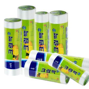 크린랲 롤백 중 25cm x 35cm 500 위생팩 비닐포장팩 위생장갑 위생롤팩