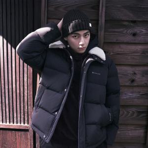 카라 부클넥 헤비 다운 자켓 캠핑룩 패딩 S25WMGDJ56CJ