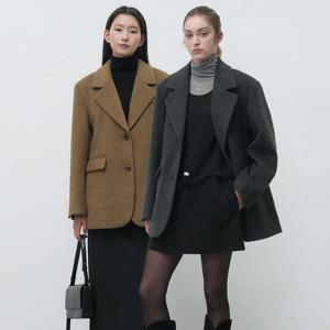 헤어리 퀼팅 자켓 [2COL] / WBE4L09528