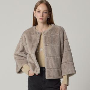 [최초가 128000원](LeOT)] 벨루아 에코밍크 머플러 세트 자켓