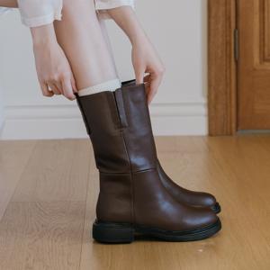 [정상가199000]플랫폼 밴딩 하프부츠 EBAL157722