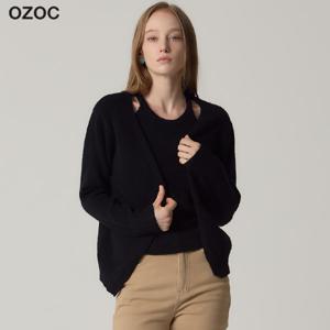 (OZOC)] 니트 홀터넥탑 가디건 세트 (택가격: 68000원)