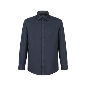 [듀퐁] 솔리드 기모 배색 781 컴포터블 셔츠 네이비 SE4FM22LS781SNY