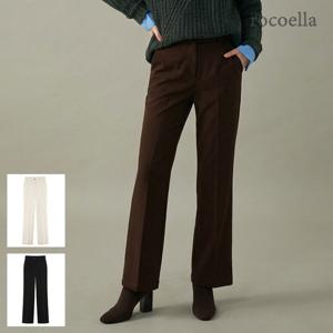 벨로안 기모 안감 세미 부츠컷 팬츠