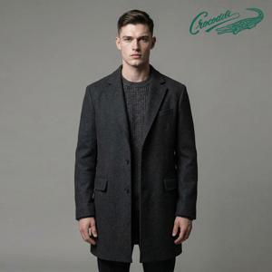 [TAG가 518,000]  클래식 퀄팅 안감 싱글 울 코트 CDAA2CT4122