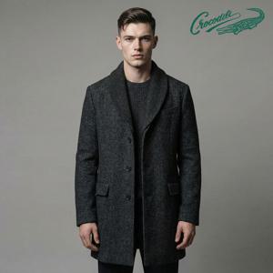 [TAG가 590,000]  울 혼방 탈부착 숄카라 싱글 코트 CDAA2CT4124