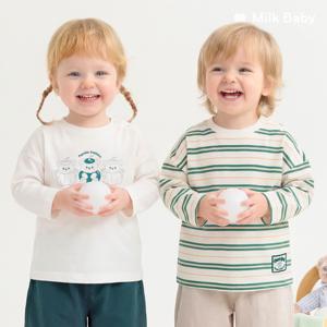 [정상가55,900원]스트라이프와 파프리카 프렌티셔츠 2종세트