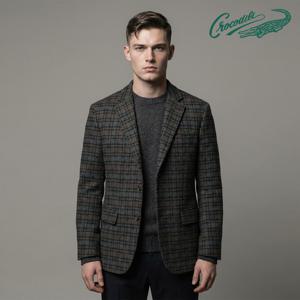 [TAG가 330,000]  남성 울혼방 체크 클래식 블레이저 CDAA1JK4108
