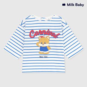 [정상가31,900원]베이비 베어 스트라이프 7부 티셔츠