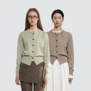 WOMAN 에센셜 크루넥 가디건 8COL /WBD3L04501