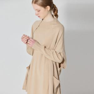 [최초가 69000원]2SET (LeOT)] 여리핏 케이프 니트 원피스 + 숄베스트 가디건 세트-사이즈 55~88까지