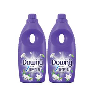 다우니 초고농축 섬유유연제 화이트티와 릴리 1L x2개