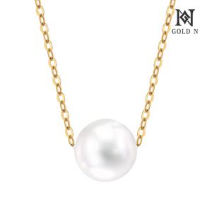 14K/18K 심플 진주 6mm 목걸이 YG