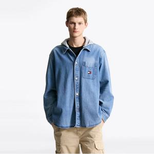 [정상가: 249000원] 타미진스 데님 후드 셔켓 (T32F6NJC10TMT21A5)