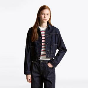 [정상가: 329000원] 타미진스 플리츠 트러커 재킷 (T32F7NJC41TWT11BK)