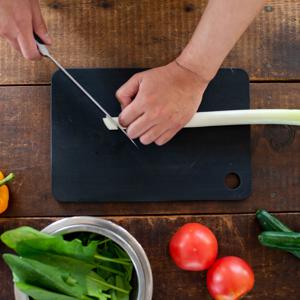 Rubber Lava 항균 고무도마 블랙 소 (255x175x8)