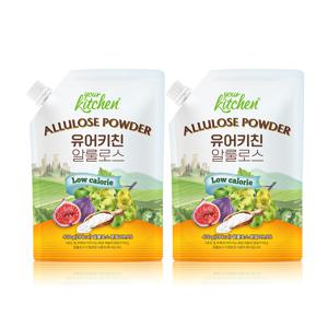 [유어키친] 알룰로스 파우더 저당 설탕 대체제 400g, 2개