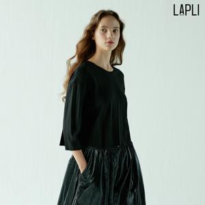 [최초가 99000원] 뒷버튼 와이드 플리츠 티셔츠_LPTSS023001