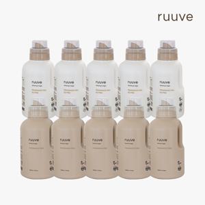 [대용량세트] 러베 세탁세제 1L  5개 + 섬유유연제 1L 5개